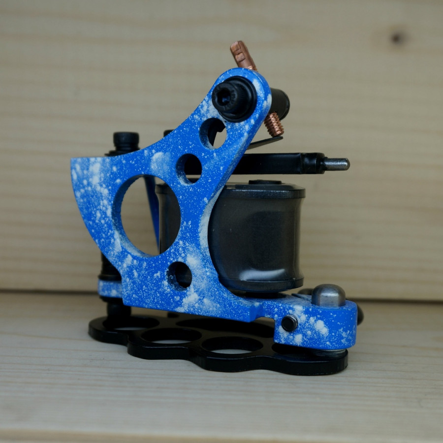 Контурная тату машинка Medium Liner Blue-White